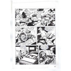 Nick Raider - Las Vegas! - p.55 - Renato Polese - Tavola Originale  - 1996