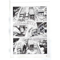 Nick Raider - Las Vegas! - p.58 - Renato Polese - Tavola Originale  - 1996