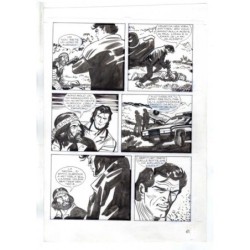 Nick Raider - Las Vegas! - p.61 - Renato Polese - Tavola Originale  - 1996