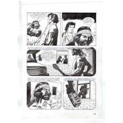 Nick Raider - Las Vegas! - p.62 - Renato Polese - Tavola Originale  - 1996