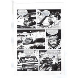 Nick Raider - Las Vegas! - p.63 - Renato Polese - Tavola Originale  - 1996