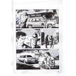 Nick Raider - Las Vegas! - p.64 - Renato Polese - Tavola Originale  - 1996