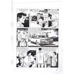 Nick Raider - Las Vegas! - p.66 - Renato Polese - Tavola Originale  - 1996