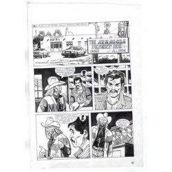 Nick Raider - Las Vegas! - p.70 - Renato Polese - Tavola Originale  - 1996