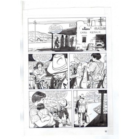 Nick Raider - Las Vegas! - p.75 - Renato Polese - Tavola Originale  - 1996