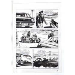 Nick Raider - Las Vegas! - p.76 - Renato Polese - Tavola Originale  - 1996