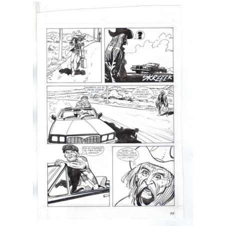 Nick Raider - Las Vegas! - p.79 - Renato Polese - Tavola Originale  - 1996
