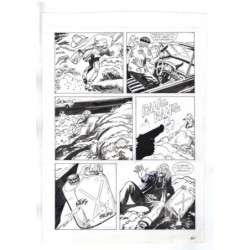 Nick Raider - Las Vegas! - p.80 - Renato Polese - Tavola Originale  - 1996
