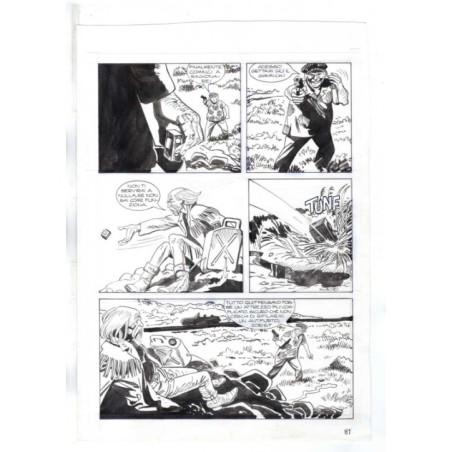 Nick Raider - Las Vegas! - p.81 - Renato Polese - Tavola Originale  - 1996