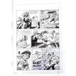 Nick Raider - Las Vegas! - p.82 - Renato Polese - Tavola Originale  - 1996