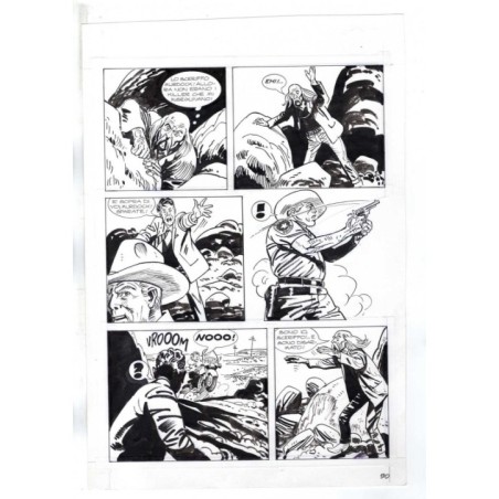 Nick Raider - Las Vegas! - p.90 - Renato Polese - Tavola Originale  - 1996