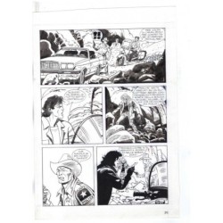 Nick Raider - Las Vegas! - p.91 - Renato Polese - Tavola Originale  - 1996