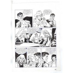 Nick Raider - Las Vegas! - p.95 - Renato Polese - Tavola Originale  - 1996