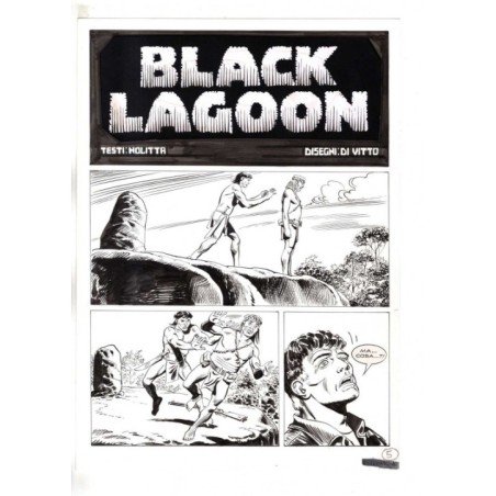 Mister No - Black lagoon - p.tit - Di Vitto - Tavola Originale  - 2006