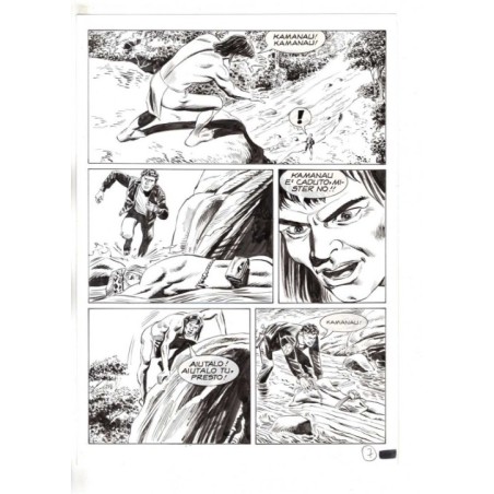 Mister No - Black lagoon - p.7 - Di Vitto - Tavola Originale  - 2006