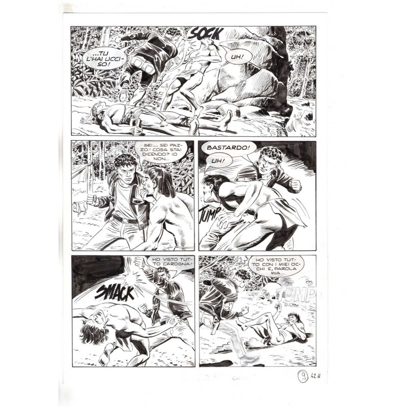 Mister No - Black lagoon - p.9 - Di Vitto - Tavola Originale  - 2006