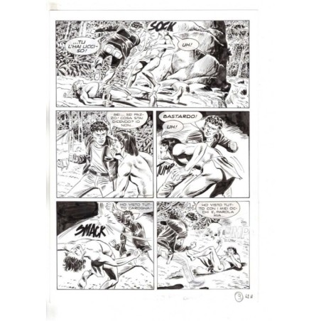 Mister No - Black lagoon - p.9 - Di Vitto - Tavola Originale  - 2006