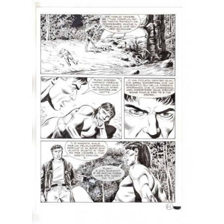 Mister No - Black lagoon - p.11 - Di Vitto - Tavola Originale  - 2006