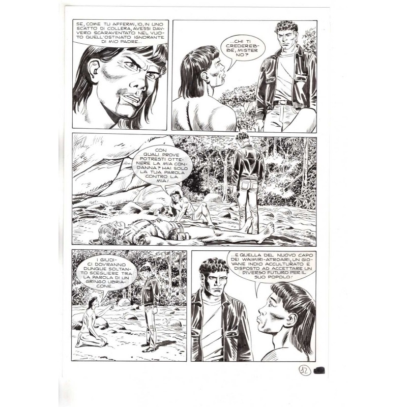 Mister No - Black lagoon - p.12 - Di Vitto - Tavola Originale  - 2006