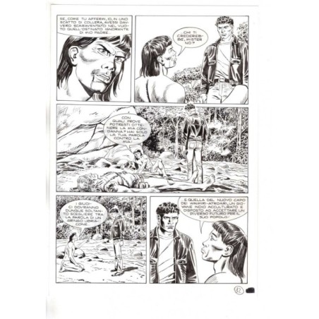 Mister No - Black lagoon - p.12 - Di Vitto - Tavola Originale  - 2006