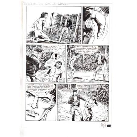 Mister No - Black lagoon - p.13 - Di Vitto - Tavola Originale  - 2006