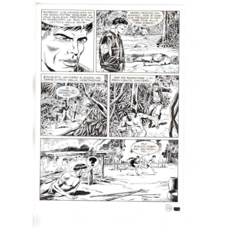 Mister No - Black lagoon - p.14 - Di Vitto - Tavola Originale  - 2006