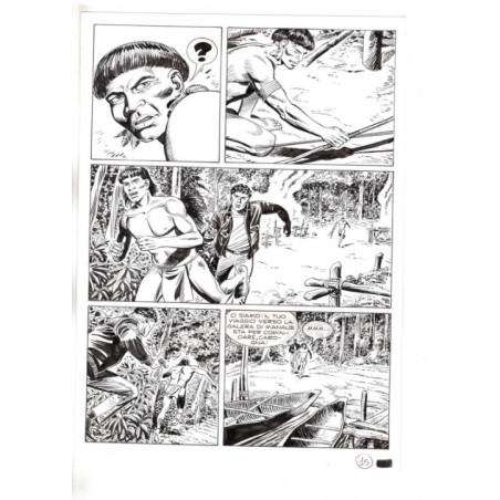 Mister No - Black lagoon - p.15 - Di Vitto - Tavola Originale  - 2006