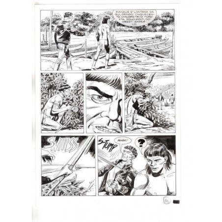 Mister No - Black lagoon - p.16 - Di Vitto - Tavola Originale  - 2006