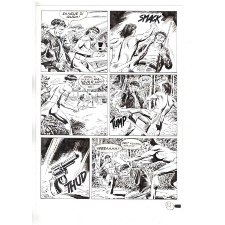 Mister No - Black lagoon - p.17 - Di Vitto - Tavola Originale  - 2006