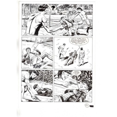 Mister No - Black lagoon - p.18 - Di Vitto - Tavola Originale  - 2006