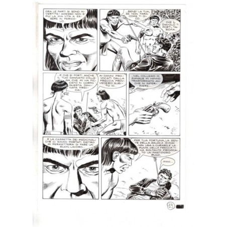 Mister No - Black lagoon - p.19 - Di Vitto - Tavola Originale  - 2006