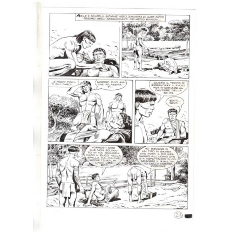 Mister No - Black lagoon - p.21 - Di Vitto - Tavola Originale  - 2006