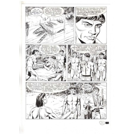 Mister No - Black lagoon - p.22 - Di Vitto - Tavola Originale  - 2006