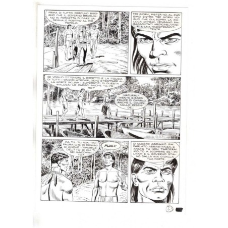 Mister No - Black lagoon - p.23 - Di Vitto - Tavola Originale  - 2006