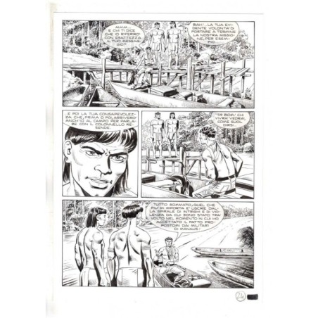 Mister No - Black lagoon - p.24 - Di Vitto - Tavola Originale  - 2006