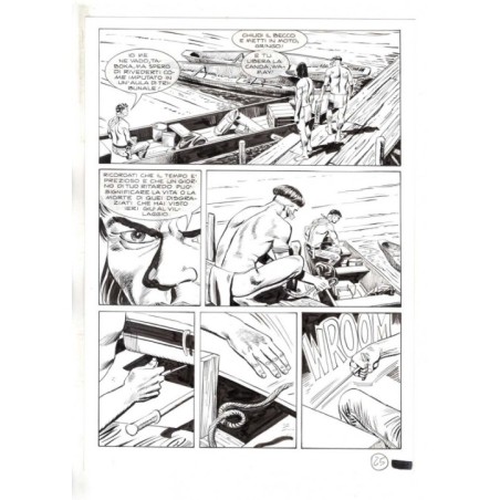Mister No - Black lagoon - p.25 - Di Vitto - Tavola Originale  - 2006