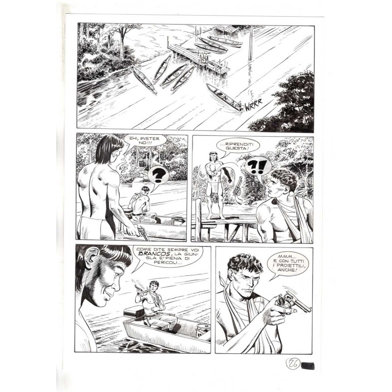 Mister No - Black lagoon - p.26 - Di Vitto - Tavola Originale  - 2006