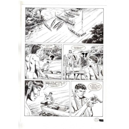 Mister No - Black lagoon - p.26 - Di Vitto - Tavola Originale  - 2006