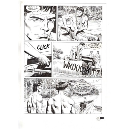 Mister No - Black lagoon - p.28 - Di Vitto - Tavola Originale  - 2006