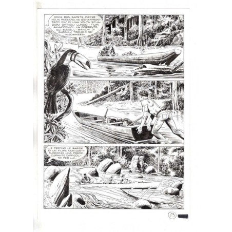 Mister No - Black lagoon - p.29 - Di Vitto - Tavola Originale  - 2006