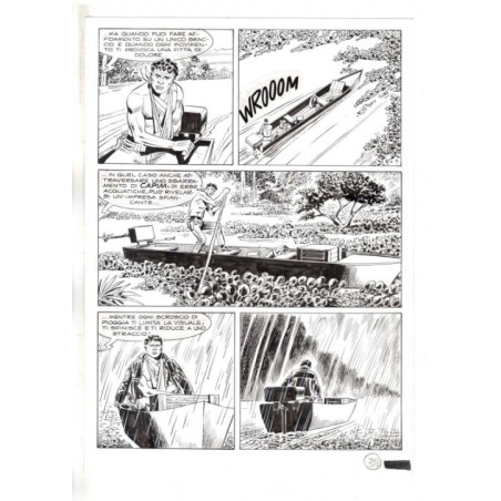 Mister No - Black lagoon - p.30 - Di Vitto - Tavola Originale  - 2006