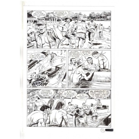 Mister No - Black lagoon - p.33 - Di Vitto - Tavola Originale  - 2006