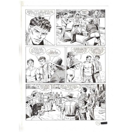 Mister No - Black lagoon - p.34 - Di Vitto - Tavola Originale  - 2006
