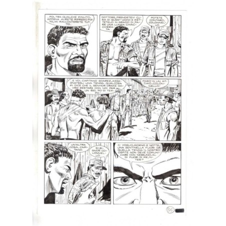 Mister No - Black lagoon - p.35 - Di Vitto - Tavola Originale  - 2006