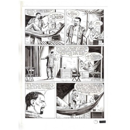 Mister No - Black lagoon - p.38 - Di Vitto - Tavola Originale  - 2006