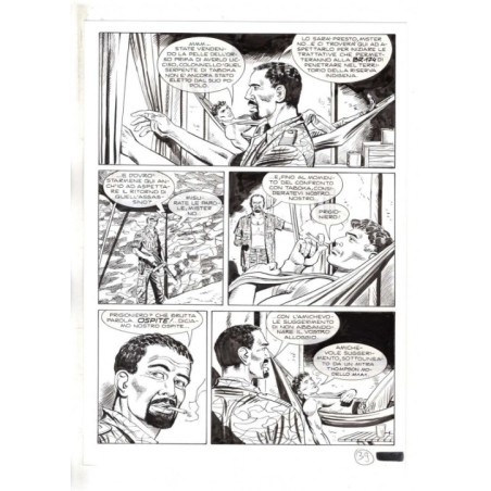 Mister No - Black lagoon - p.39 - Di Vitto - Tavola Originale  - 2006