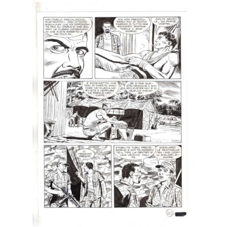 Mister No - Black lagoon - p.40 - Di Vitto - Tavola Originale  - 2006