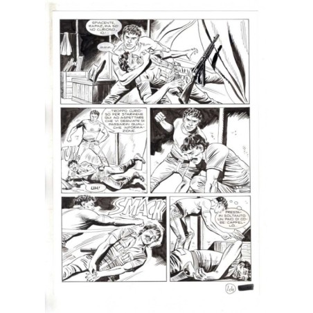 Mister No - Black lagoon - p.44 - Di Vitto - Tavola Originale  - 2006