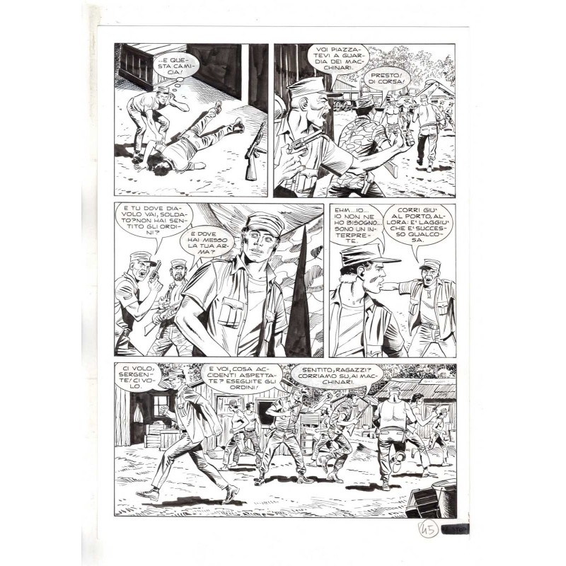 Mister No - Black lagoon - p.45 - Di Vitto - Tavola Originale  - 2006