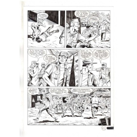 Mister No - Black lagoon - p.45 - Di Vitto - Tavola Originale  - 2006